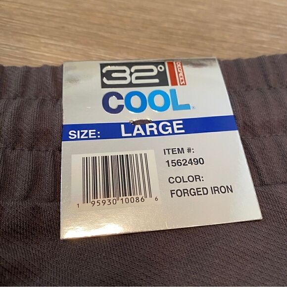 32 DEGREES COOL STEEL GRAY JOGGERS ATHLETIC PANTS L NWT - Picture 7 of 14